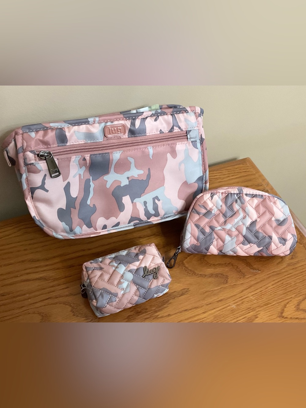 Lug Camo Rose Bag Set. NWOT